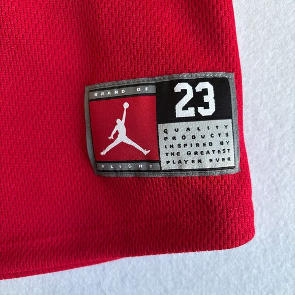 Jordan Nike 23 Jersey Tank Dress Girls 6 L Gym Red Sleeveless Basketball NWT - Picture 5 of 8